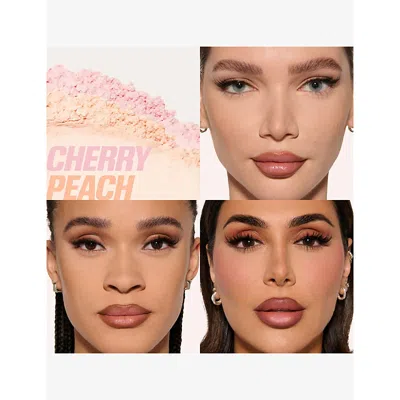 Huda Beauty Cherry Peach Easy Bake Duo Loose Powder 6.5g In Multi