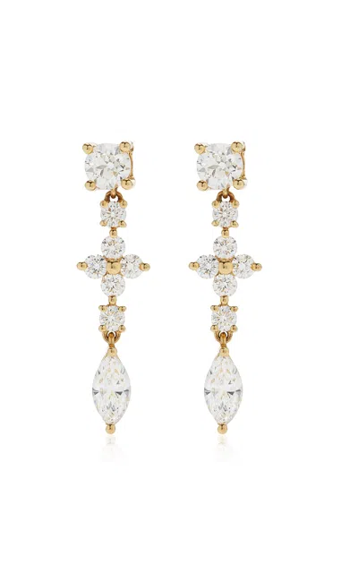 Anita Ko Rose Gold And Diamond Vivi Drop Earrings In Gold