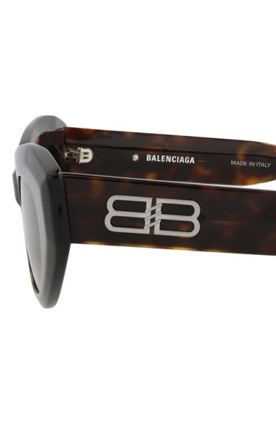Balenciaga 52mm Cat Eye Sunglasses In Brown