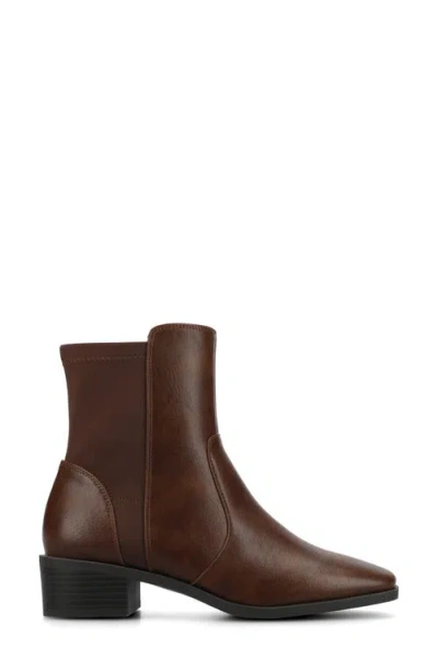 Journee Collection Journee Women's Renna Medium And Wide Width Chelsea Boots In Brown