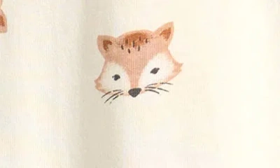 Pl Baby By Petit Lem Woodland Fox Top, Joggers & Socks Set In Multi