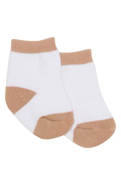 Pl Baby By Petit Lem Woodland Fox Top, Joggers & Socks Set In Multi