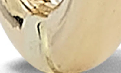 Ember Fine Jewelry Oval Huggie Hoop Earrings In Gold