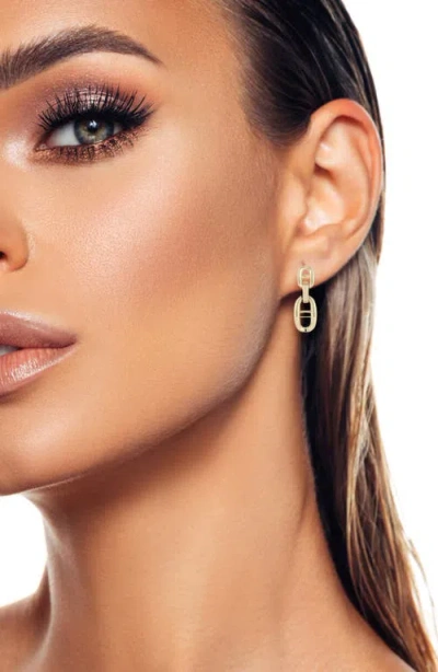 Ember Fine Jewelry 14k Gold Mariner Chain Drop Earrings In Gold