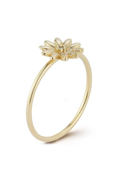 Ember Fine Jewelry 14k 0.04 Ct. Tw. Diamond Ring In Gold