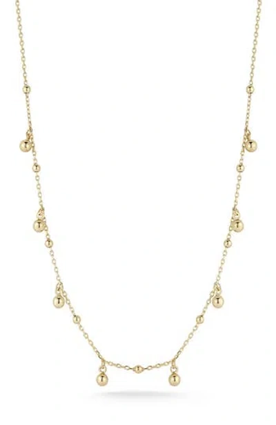 Ember Fine Jewelry 14k Ball Charm Necklace In Gold