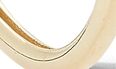 Ember Fine Jewelry 14k Yellow Gold Heart Huggie Hoop Earrings In Gold