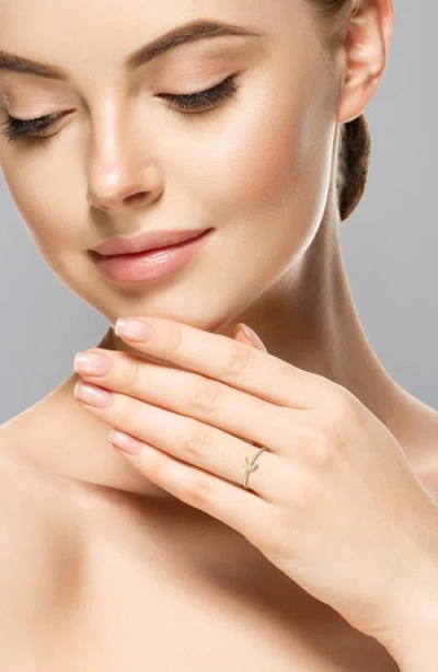 Ember Fine Jewelry 14k Yellow Gold Crescent Moon Ring In Gold