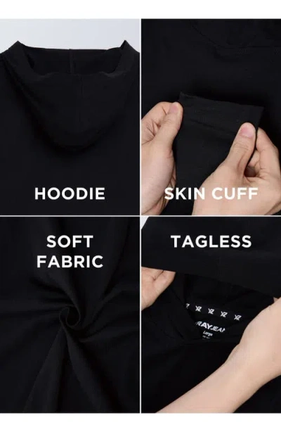 X-ray Xray Kids' 3-pack Hooded Long Sleeve Cotton T-shirts In Multi