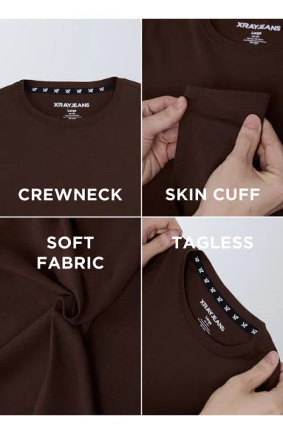 X-ray Xray Kids' 3-pack Long Sleeve Cotton T-shirts In Multi