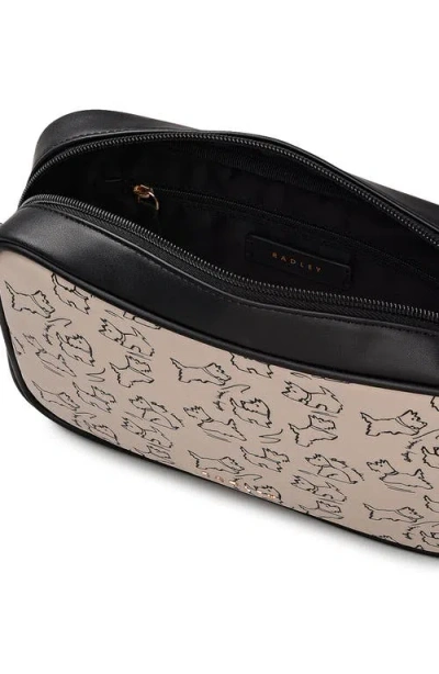 Radley Small Sketch Street Zip Crossbody Bag In Neutral