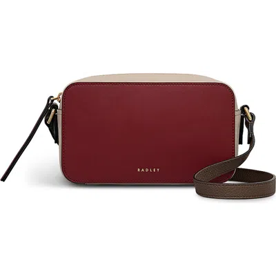 Radley Mini Beech Row Zip Crossbody Bag In Burgundy