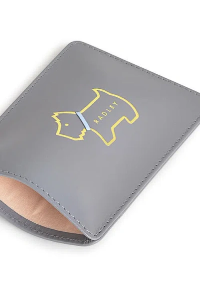 Radley Small Heritage Dog Outline Card Case In Gray