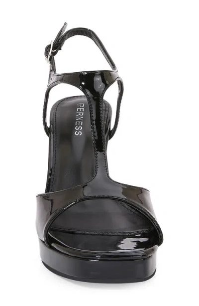 Berness T-strap Platform Sandal In Black