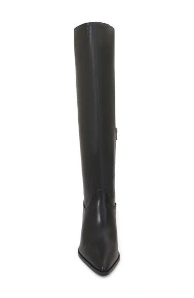 Berness Cone Heel Knee High Boot In Black