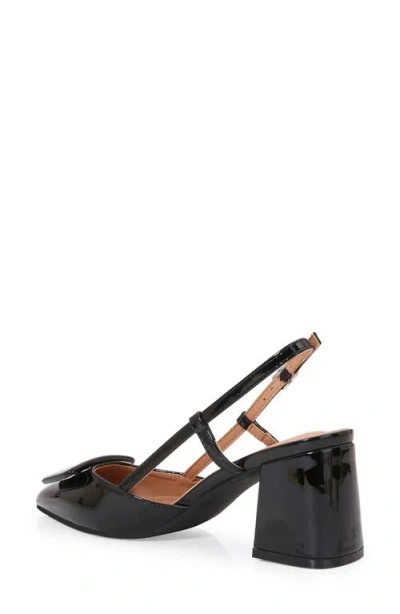 Berness Charlize Pointed Toe Slingback Pump In Black