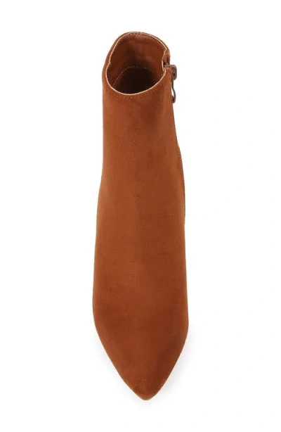 Berness Sara Block Heel Bootie In Brown