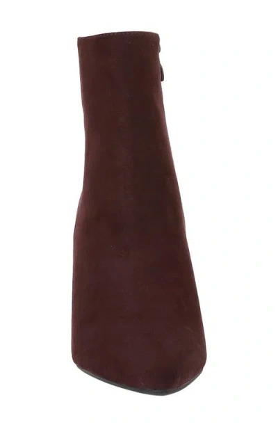 Berness Sara Block Heel Bootie In Brown