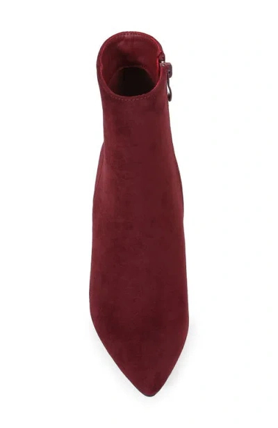Berness Sara Block Heel Bootie In Burgundy