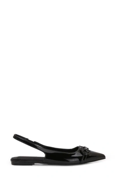 Berness Bit Slingback Flat In Black
