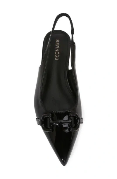 Berness Bit Slingback Flat In Black