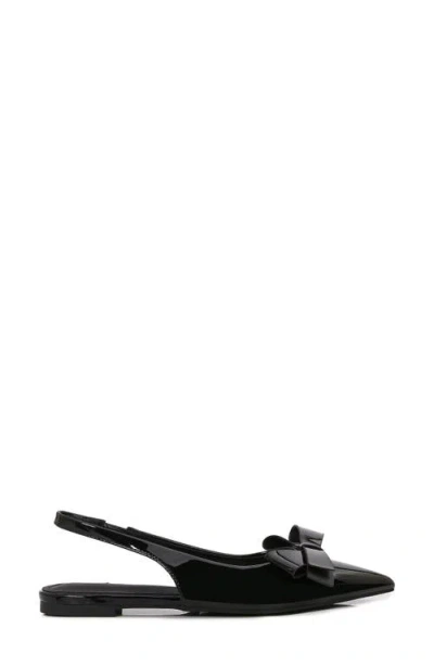 Berness Bow Slingback Flat In Black