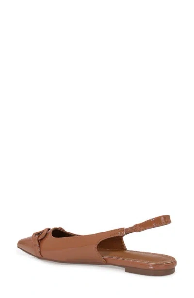 Berness Bit Slingback Flat In Brown