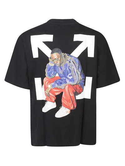 Off-white Off White S.matthew Skate Logo-print T-shirt In Gray