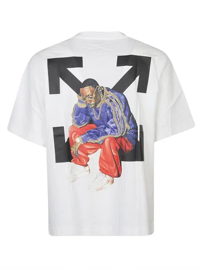 Off-white Tshirt In Gray