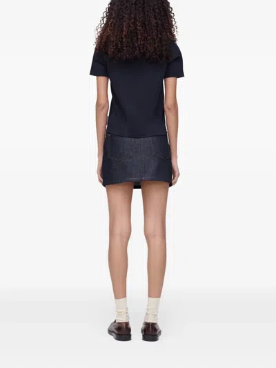 Marc Jacobs Logo-print T-shirt In Blue