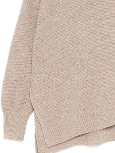 Forme D'expression Twisted-neck Top In Neutral