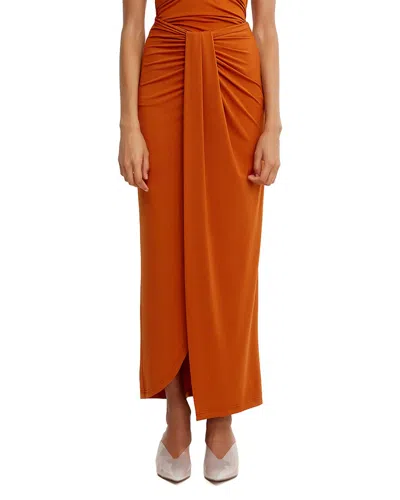 Significant Other Posie Midi Skirt In Brown