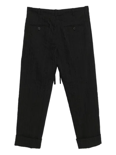 Forme D'expression Cuffed Trousers In Black
