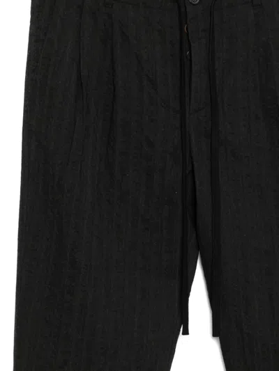Forme D'expression Cuffed Trousers In Black