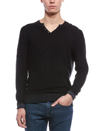Raffi Wool-blend Venley Shirt In Black