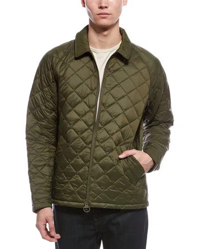 Barbour Tracker Quilted Jacket In Green