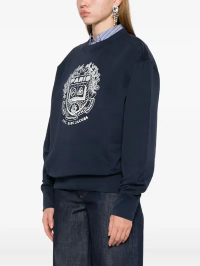 Apc The Mens Paris Crewneck Marc Jacobs In Blue