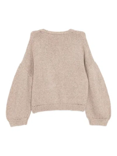 Forme D'expression Rounded Cardigan In Neutral