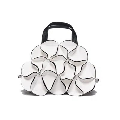 Elemood_japan Women's Blossom Shoulder Bag Boston White In White