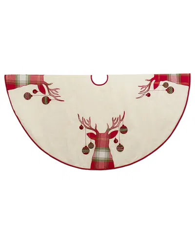 Kurt Adler Tree Skirt In White
