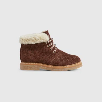 Gucci Ankle Boot In Brown