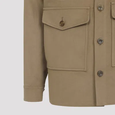 Etro Stylish Jacket With Chest Pocket And Flap Pockets In Brown