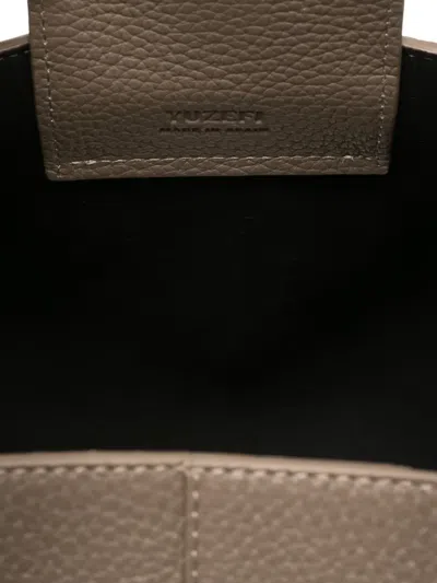 Yuzefi Mochi Pebble-textured Tote Bag In Brown