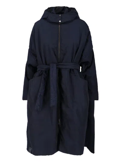 Kimo No-rain Reversible Coat In Blue