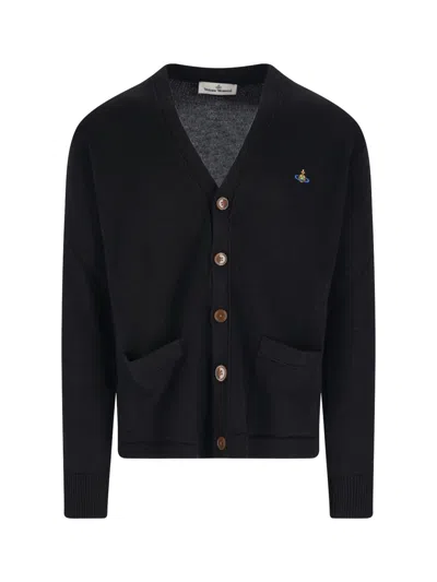 Vivienne Westwood Cardigan "alex" In Black