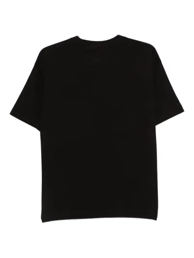 C.p. Company C.p.company Jersey Logo T-shirt In Black