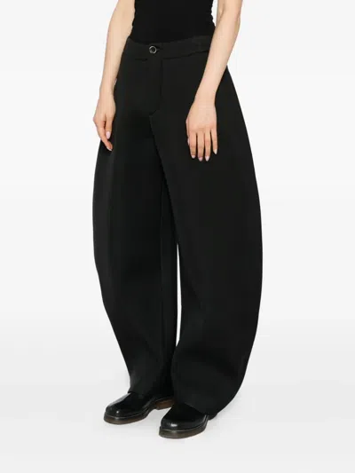 Uma Wang Button Casual Pants In Black