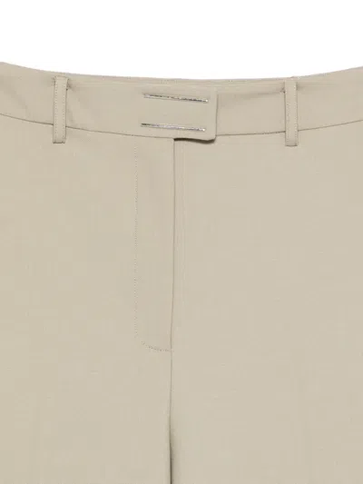 Patrizia Pepe Belt Loops Casual Pants In Neutral