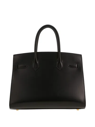 Pre-owned Hermes 2022 Birkin 30 Leather Handbag In Black