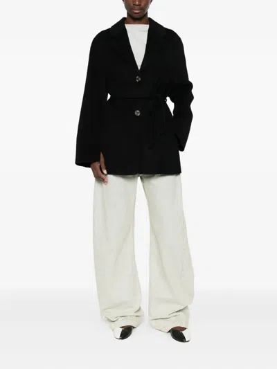 By Malene Birger Hellen Single-breasted Wool Blazer In Black